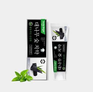 Pasta de dientes sin fluoruro de Corea, solución avanzada para el cuidado dental, previene <span class=keywords><strong>las</strong></span> enfermedades de <span class=keywords><strong>las</strong></span> encías, pasta de dientes blanqueadora de menta y carbón - Product Image 1
