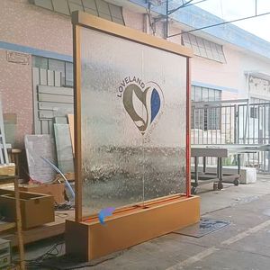 Fuentes de agua de pie para jardín con cascada de vidrio, para decoración interior y exterior - Product Image 4