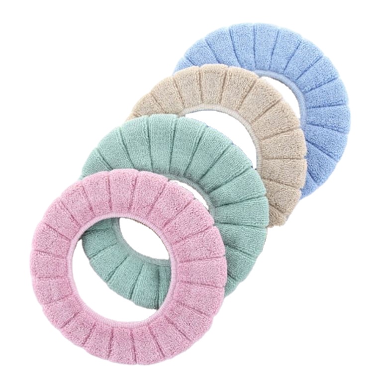 Коврик для унитаза с ручкой, Мягкий моющийся коврик для биде, в форме о, для ванной комнаты, для зимы