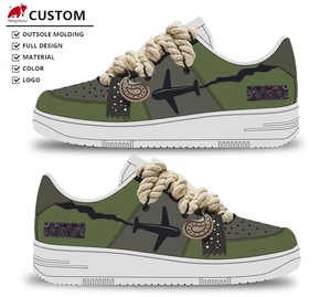 Chất Lượng Cao Tùy Chỉnh Người Đàn Ông Của Giày Trượt Giày Thoáng Khí Retro Phong Cách Chính Hãng Da Trên Cây Gai Dầu Chất Liệu Trực Tiếp Sản Xuất - Product Image 1