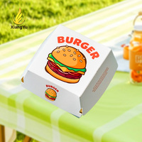 Caja para Hamburguesas con Diseño Personalizado Xiangyu, para Comida para Llevar y Servicio de Empaque para Restaurantes