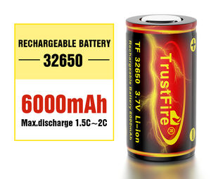 32650 Lifepo4 цилиндрическая батарея TrustFire 32650 3,7 в 6000 мАч перезаряжаемые литий-ионные аккумуляторные батареи с длительным циклом - Product Image 3