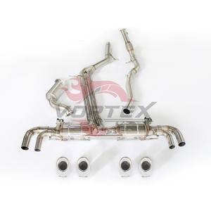 Système d'échappement Catback Vortex Valvetronic avec Downpipe pour Porsche Cayenne 2.0T 3.0T Acier inoxydable SS304 Haute performance - Product Image 1