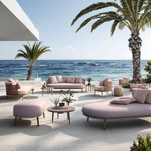 Villa Patio Mobilier d'extérieur Imperméable Balcon Tissé Corde Canapé Extérieur <span class=keywords><strong>Jardin</strong></span> Canapés Ensemble - Product Image 2