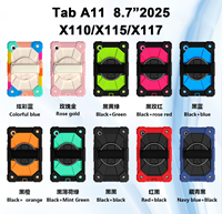 Offre Spéciale robuste antichoc bandoulière béquille étui pour tablette housse pour samsung A11 8.7 pouces A9 Plus A7 Lite S9 ultra