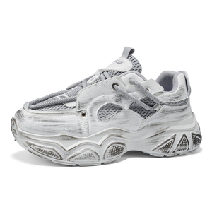 Zapatillas Chunky de Moda para Hombre, Tallas US 13 EU 47, Estilo Desgastado, Plataforma, Transpirables, Malla, Vintage, Retro, Estilo Dad Shoes - Product Image 2