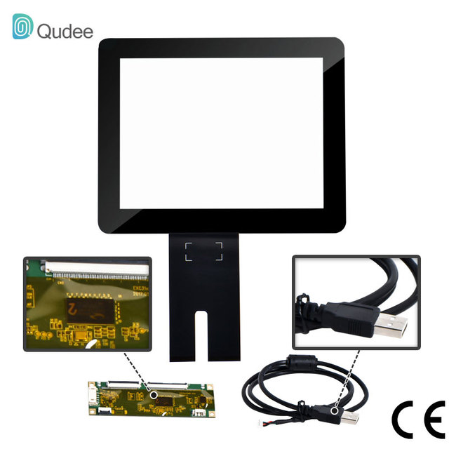 8 Inch Multi Touch PCAP Capacitive Touch Screen Panel Tempered Glass with USB