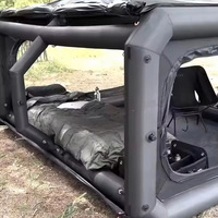 Tente noire portable Air Station Pod tente, tente d'abri gonflable à déploiement rapide