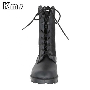 <span class=keywords><strong>Botas</strong></span> Tácticas de Combate Negras para <span class=keywords><strong>Hombre</strong></span>, de Cuero, Oxford, Impermeables, para Exteriores, Personalizadas al por Mayor, Marca KMS - Product Image 4