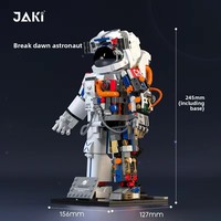 Modèle d'astronaute en édition limitée, blocs de construction d'engins spatiaux, en plastique ABS, compatibles avec les jouets éducatifs