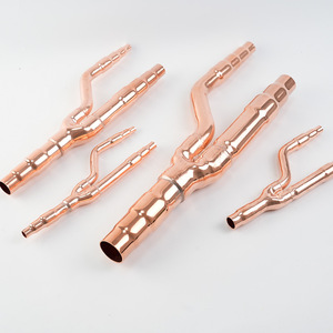 Accesorios de Refrigeración Ge Force para Aire Acondicionado Central en Línea, Conexiones de Tubería de Cobre de Tres Vías Divergentes, a Prueba de Polvo - Product Image 4