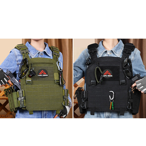 Gilet tactique d'entraînement 1000D composite laser MOLLE camouflage ventilé monté sur la poitrine tendance imperméable doublure en nylon Oxford - Product Image 3