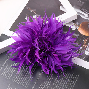 Broche de Plumas de Ganso da Moda para Festa, Design de Alfinete de Plumas Coloridas para Decoração de Roupas de Casamento e Ternos Masculinos/Femininos - Product Image 4