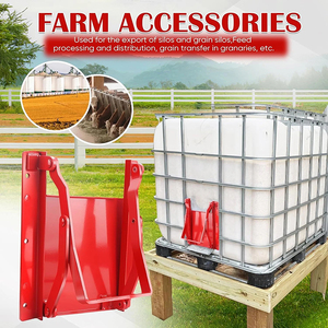 Système <span class=keywords><strong>coulissant</strong></span> de haute qualité JH-Mech 9*9 pouces en acier au carbone avec revêtement en poudre <span class=keywords><strong>rouge</strong></span> pour un chargement facile du bac à grains - Product Image 3