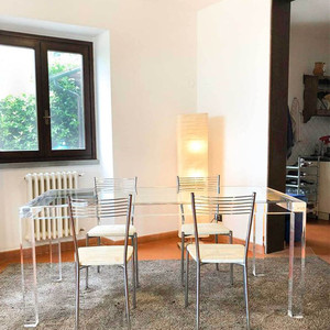 Tavolo <span class=keywords><strong>da</strong></span> Pranzo Rotondo in Acrilico Trasparente Pieghevole Moderno e Semplice per <span class=keywords><strong>Soggiorno</strong></span>, Personalizzabile - Product Image 5