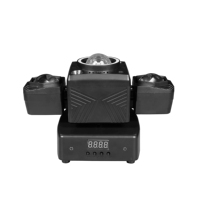 Boule magique à double tête + bande LED 4 en 1, effet laser et stroboscope LED RGBW, bande lumineuse LED RGB, DMX512, fonctionnement automatique, contrôle actif par la sonorité