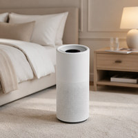 Humidificateur évaporatif intelligent grande capacité pour grandes pièces, 300 m³, 24 L/jour, humidification à haut rendement pour chambre, bureau, plantes et maison