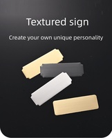 Placas de Identificación Personalizadas de Acero Inoxidable Pulido y Grabado para Gabinetes y Cocinas del Hogar.