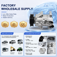 Nouveau compresseur de climatisation de marque ZH 6SES14C pour Kia Optima/Sonata 2015-2017 12V Garantie de 12 mois OE 97701D4400