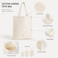 Sac fourre-tout en toile avec logo personnalisé, multi-tailles, réutilisable, sac de courses écologique, sac promotionnel pour épicerie, OEM