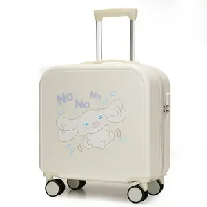 Beste Ontwerp Dier Cartoon Patroon Kinderen Rollende Reis Trolley Hard Case Bagage Kids Bagage Koffer