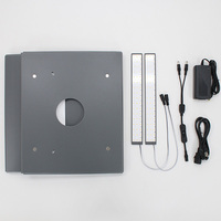 Mini boîte à lumière de Table de photographie à 2 panneaux LED, boîte à lumière pliable Portable pour Studio Photo, Kit de toile de fond de tente de prise de vue