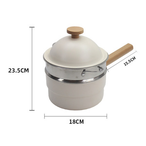 Milk Pot 18Cm Non Stick Aluminum Lid 3 In 1 For Single Serving - Product Image 4