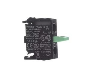 S I E M N 3SU1400-2AA10-1BA0 Bloque de Contactos de 1 Contacto Normalmente Abierto con Terminales de Tornillo, Montaje Inferior para Botón Pulsador 3SU1, 500V 10A - Product Image 6