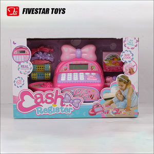 FiveStar Unisex Pretend Play Caja registradora y carrito de compras Plástico Preescolar Supermercado Juguetes para niños - Product Image 5