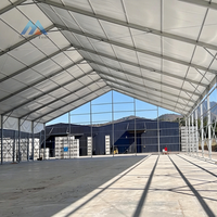 Tente de stockage en aluminium robuste, grande tente de réception pour événements en plein air et expositions