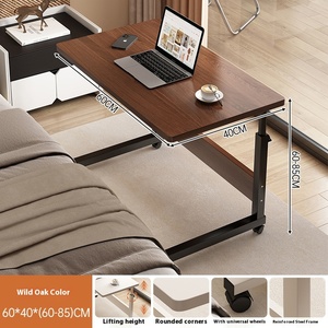 Senshee hiện đại Sofa giường đầu giường bàn Chiều cao có thể điều chỉnh đơn giản Máy tính để bàn máy tính bàn nhỏ di động bảng cho nhà hoặc phòng ngủ - Product Image 2