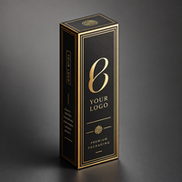 Boîte d'emballage cosmétique personnalisée, boîte en carton pliable avec impression de logo
