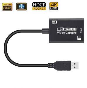 Tarjeta de captura de vídeo 4K HDMI Streaming <span class=keywords><strong>VHS</strong></span> Board Captura USB 3,0 Tarjetas Grabber Recorder Box para PS4 Game <span class=keywords><strong>DVD</strong></span> Camera - Product Image 2