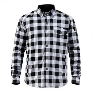 Camisa de Franela de Aramida para Motocicleta con Certificación CE, Transpirable, Resistente al Viento, 100% Algodón, Personalizable, de Alta Calidad, Protectora para Motociclismo - Product Image 1