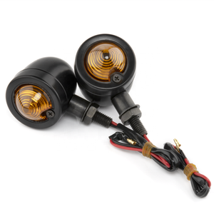 10MM 12V 5W motocicleta Mini bala intermitente ámbar indicador de señal de vuelta de luz para Cafe <span class=keywords><strong>Racer</strong></span> - Product Image 5