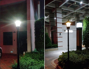 ไฟสนามหญ้าพลังงานแสงอาทิตย์กันน้ำกลางแจ้ง IP65 อลูมิเนียมอัลลอยด์ 12W LED ค่า CRI สูง 95 รับประกัน 10 ปี - Product Image 3