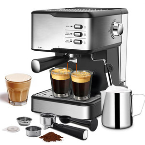 Aifa Keep Warm Meter Clock Pod Mousse de lait <span class=keywords><strong>moulu</strong></span> Haute pression 20bar Italian Pump Cappuccino Espresso Machine Maker - Product Image 2