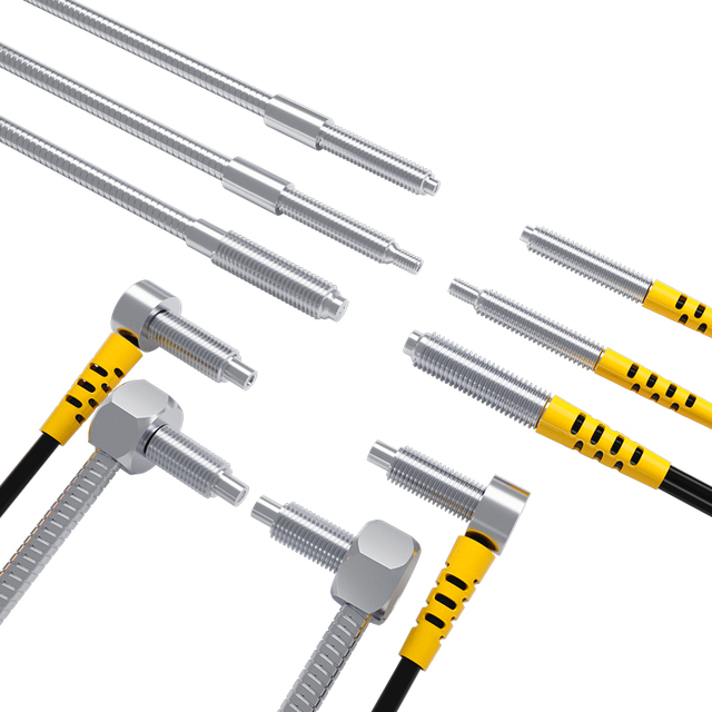 Fiber Optic Cable Sensor M3 M4M6 Straight-head Elbow L-shaped Probe Facing Diffuse Reflection Fiber Amplifier Induction Line
