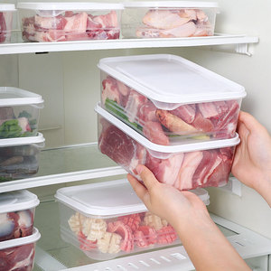 Lò vi sóng và tủ lạnh an toàn thực phẩm nhựa hộp lưu trữ với đóng băng nắp cho nhà bếp gia vị và trái cây bảo quản - Product Image 3