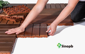 Base in plastica ad incastro resistente all'usura per piastrelle per <span class=keywords><strong>decking</strong></span> in wpc da giardino piastrelle per terrazze in legno - Product Image 6