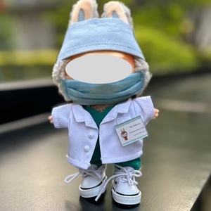 Médico uniforme Lbubu enfermera uniforme Bubu ropa 17CM escala 1:3 plástico PVC dibujos animados juguete vinilo colgante <span class=keywords><strong>muñeca</strong></span> camisa - Product Image 2