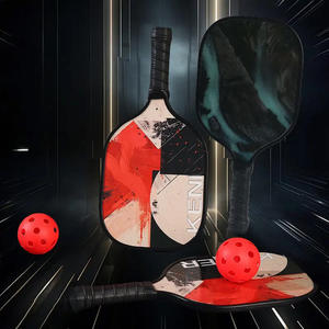 Raquette de pickleball portable légère et imperméable en fibre de carbone sans bord, approuvée par l'USAPA, avec noyau en nid d'abeille |   Style sportif <span class=keywords><strong>simple</strong></span> - Product Image 3