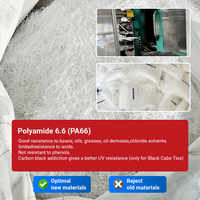 Attaches de câble autobloquantes YDSL Longueur 300mm Nylon 66 UV Sangle Largeur 8mm Attaches zippées libérables pour une gestion efficace des fils