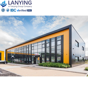 Hiện đại prefab kim loại tòa nhà cho 4S cửa hàng đúc sẵn thép nhà kho cho auto-cửa Hàng/ô tô 4S cửa hàng - Product Image 5