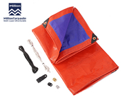 Bâche PE MILLION Bleu Orange pour abri de poulets et hangars avicoles – Rouleau de bâche PE durable à prix abordable en promotion