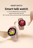 Montre connectée HK39T avec écran IPS de 1,19 pouces, bracelet en métal, système d'exploitation Android, suivi de la forme physique, moniteur de fréquence cardiaque, GPS, étanche IP68, portable