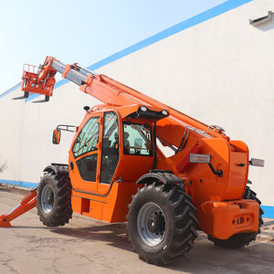 Merek Telehandler 4 Ton 7 M Loader Rotating Hydraulic Diesel Compact Telehandler Forklift Telescopic Boom - Product Image 4