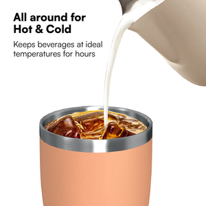 Hong Ling tasse en acier inoxydable isolée sous vide support de voiture universel amical 2025 vente chaude Durable gobelet flacon bouteille d'eau - Product Image 3