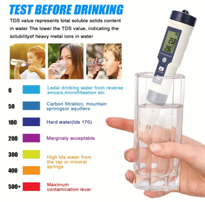 5 in 1 Digital Water Quality Detector <b>PH</b>/EC/TDS/Salinity/Temperature Testing Meter Multi-Function Water Quality <b>Tester</b> Tool - Product Image 4