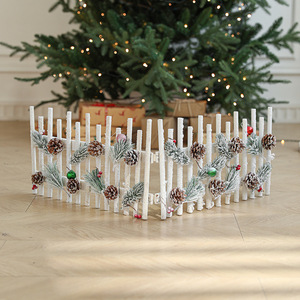 <b>Christmas</b> <b>Mini</b> <b>Tree</b> Stand Rustic Wooden Tabletop Decoration Photography Prop Eco-Friendly Durable - Product Image 3